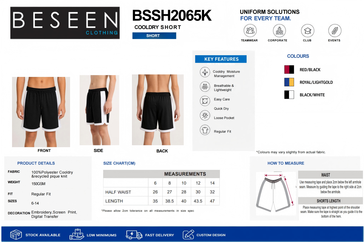 spec sheet